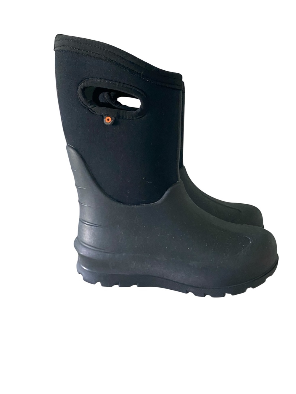 Bogs Black Youth Neo Classic Pull-On Boots Size 3 - Picture 5 of 8